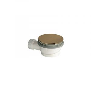 Cristina Ondyna - Bonde De Douche Hauteur 64 Mm Couvercle Extra Plat Or Rose Brosse Pvd Robinetterie vidages AD45534P