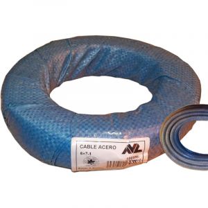AVL - C&acirc;ble Acier 2 mm 6x7-1 Semi-transparent Plastifi&eacute; 3,5 mm 100 m