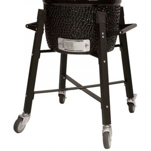 Chariot &agrave; roulettes pour kamado Patton Premium 15" - Noir