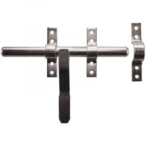 Verrou vervelle 16mm zingué blanc - MERMIER - M-441163