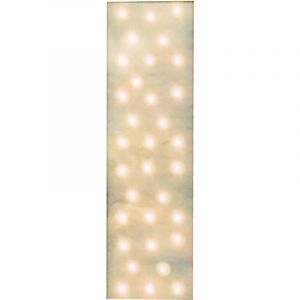 Couverture de neige artificielle à led, feuille de neige artificielle de Noël moelleuse, rouleau de neige artificielle à piles, chemin de table de