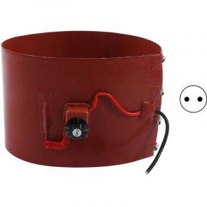 Chauffe-f&ucirc;t avec Thermostat, Chauffe-f&ucirc;t 50L, Chauffe-f&ucirc;t &agrave; 1200W 30-150℃ avec Thermostat 250mm X 1140mm (Prise UE 220V)