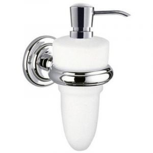 Keuco - insert de distributeur de Astor conique, verre opale mat, sans pompe