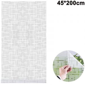 Yzmrbdqc - Film de fen&ecirc;tre givr&eacute; sans colle, films de verre intimit&eacute; givrant pour fen&ecirc;tres et portes, fen&ecirc;tre d&eacute;corative autostatique pour la