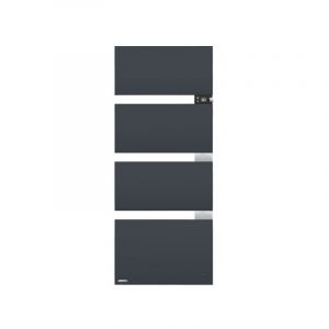Thermor - Sèche-serviettes électrique symphonik gris ardoise - 1750W (700 + 1000) mât à droite - 490615