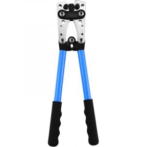 Pince à sertir Outil de sertissage awg 10 - 0, 6 / 10 / 16 / 25 / 35 / 50mm² , coupe câble multifonctions, avec poignée antidérapante, pour