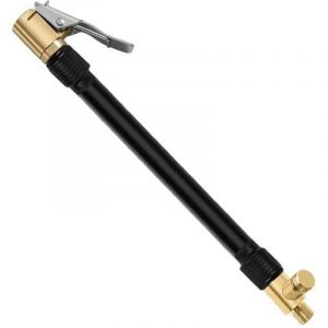 Adaptateur Valve Outils pour Valves de Pneus avec 2 Embout de Gonflage Laiton Embout Gonfleur Paddle Gonflage Valve Raccord pour Compresseur