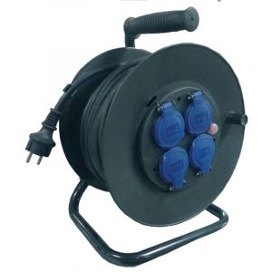 Novipro - enrouleur professionnel de chantier - ho7rnf - 40 m&egrave;tres - 3g x 1.5mm nfh-010