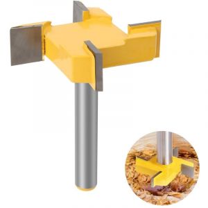 Fraise à raboter, 8mm Tige Routeur Bit, Fraise à aplatir, Fraise à plaque, Fraise à bois pour défonceuse, T Forme Routeur, pour le travail du bois en