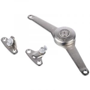 Compas d'abattant &agrave; gaz DUO - Forte - kit complet pour hauteur de 200 &agrave; 700 mm - charge de 3 &agrave; 15kg - KESSEB&Atilde;&ndash;HMER FRANCE