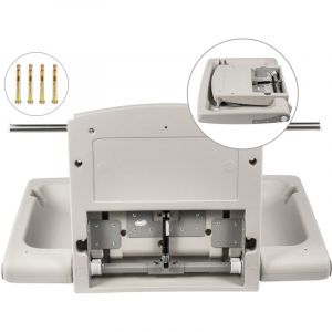 Mophorn Station a langer murale, table a langer verticale rabattable, table a langer horizontale pour bebe
