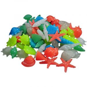 Sollbry - 100 pi&egrave;ces Pierre Lumineuse Paysage Pierre D&eacute;cors Aquarium Pierre Lumineuse D&eacute;corative Aquarium Pierres D&eacute;coratives Billes Aquarium Plante