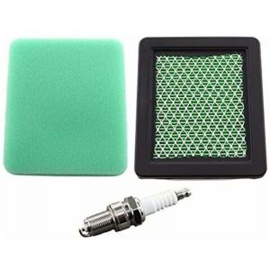 Filtre &agrave; Air avec Pr&eacute;filtre et Bougie d'Allumage pour Tondeuses Honda HRG415, HRG465, HRX426, HRX476, HRX537, HRB425, izy, Remplace la R&eacute;f&eacute;rence