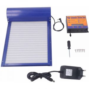 Porte Automatique De Poulailler, Porte Automatique De Poulailler, Ouvre-Porte Automatique De Poulailler avec Minuterie, Accessoires De Poulailler