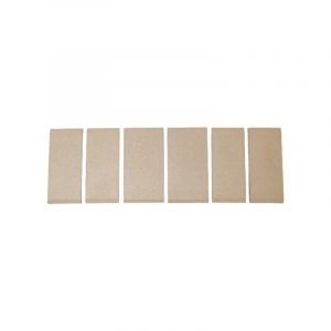 Kaminxpert - Habillage de foyer pour po&ecirc;les &agrave; chemin&eacute;e Scan-Line Ancona de Heta - vermiculite - 6 pi&egrave;ces