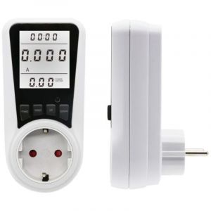 Compteur de consommation &eacute;lectrique Ulisem, compteur de co&ucirc;ts d'&eacute;lectricit&eacute;, wattm&egrave;tre, compteur de consommation d'&eacute;nergie avec grand &eacute;cran lcd