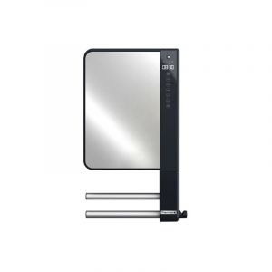 Thermor - Sèche-serviettes électrique miroir illico 3 avec soufflant 800+1000W 491374 - Noir