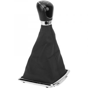 Couvercle anti-poussière pour pommeau de levier de vitesse manuel de voiture, protection de levier de vitesse en cuir pu de remplacement pour Ford
