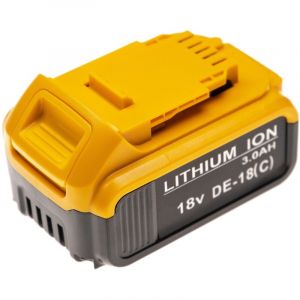 Batterie compatible avec Dewalt DCD797, DCD980, DCD796, DCD796D2, DCD795S2, DCD796P2, DCD796NT outil &eacute;lectrique (3000 mAh, Li-ion, 18 v) - Vhbw