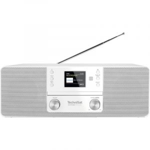 Digitradio 370 cd ir Radio de table dab+, dab, fm, Internet WiFi, Bluetooth, cd, usb, radio internet avec t&eacute;l&eacute;commande blanc W611572 - Technisat