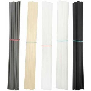 100 pièces baguettes de soudage en plastique abs/pp/pvc/pe baguettes de soudage pour pare-chocs de voiture pistolet de soudage en plastique/pistolet