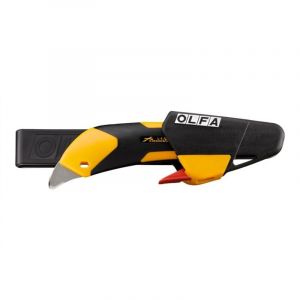 Pince coupante OLFA L5-AL avec &eacute;tui et verrouillage, 18 mm, r&eacute;sistante &agrave; l'ac&eacute;tone.