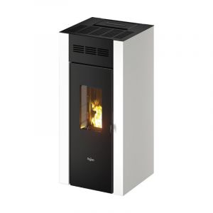 Pegaso - Elane - Po&ecirc;le &agrave; pellets ventil&eacute; 8,5 Kw Blanc