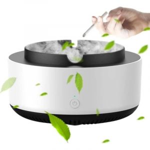 Cendrier avec Purificateur D'air,Cendrier Sans Fum&eacute;e 2 en 1,Cendrier Aspirateur de Fum&eacute;e,Cendrier de Voiture,Cendrier &Eacute;lectronique.