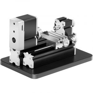 Mophorn Tour &agrave; m&eacute;taux compact &eacute;lectrique 70 x 130 mm, moteur 36 W 20000 tr/min, mandrin &agrave; 3 m&acirc;choires, con&ccedil;u pour l'usinage pr&eacute;cis avec protection