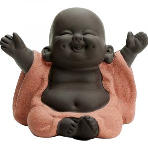 Ahlsen Mignonne Statue de, Petit Bouddha Mignon, Statue De Bouddha Moine Figurine
