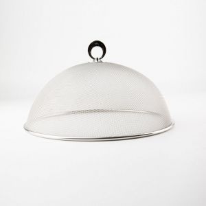 Cloche anti-mouches (acier inoxydable) pour aliments et fruits pour nourriture, fromage, g&acirc;teau, etc