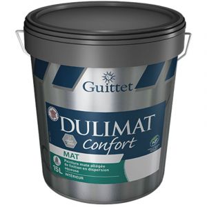 Peinture Guittet Dulimat Confort Siloxane Blanc 15l - Guittet