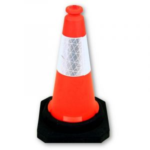 C&ocirc;ne de chantier, Orange, Hauteur de 50 cm ( Prix pour 1 )