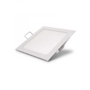 Downlight extrafin carr&eacute; 6W Gris - Blanc du Jour 6000K