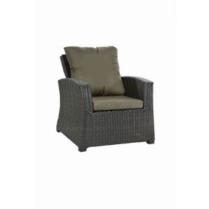 Coussins de fauteuil tress&eacute; en r&eacute;sine 56x52x7+56x50 2pcs Coussin de jardin vert Coussin de chaise ext&eacute;rieur avec dossier ensemble de salon rotin