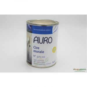 Cire murale naturelle Auro n&deg;370, Pistache - Pot de 0.375L