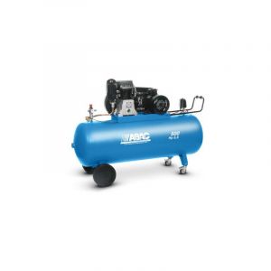 Abac - Compresseur &agrave; pistons bi-&eacute;tag&eacute;s 400 v Tri 500 l 41 m3/h 5.5 cv avec roues - B5900B/500 ct 5.5