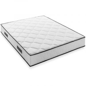 DEKO DREAM Matelas 160 x 200 - 672 Ressorts - 24 cm - 5 zones - Equilibre - DETENTE