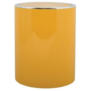 Poubelle &agrave; bascule kamaka 6L Jaune MSV