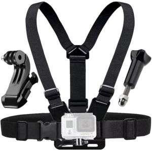 Harnais de fixation de poitrine pour GoPro Hero 12 11 10 9 8 7 6 5 4 DJI Pocket Hero Osmo Action SJCAM SJ4000
