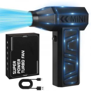 Souffleur Air Comprim&eacute; 100000TR/Min d&rsquo;Air Comprim&eacute; pour le Nettoyage Rechargeable Mini Sans fil Souffleur d'air avec Vitesse Continue,Bombe Air