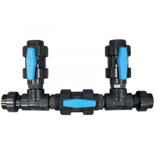 Aqualux - Kit By Pass pour Pompe à Chaleur Piscine - edg - Diamètre 50 mm - Avec Vannes de réglage
