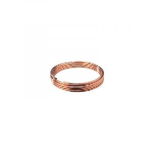 Couronne de tube cuivre recuit 6 mm &ndash; Longueur 5 m&egrave;tres &ndash; Pour plomberie et chauffage &ndash; Flexible et facile &agrave; couper &ndash; Copper Distribution