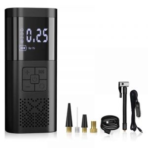 Parkside - Gonfleur de pneu portable compresseur d'air - 180 psi et 4 000 mAh puissant gonfleur de pneus, pompe à air électrique à gonflage plus