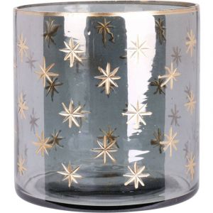 Bougeoir pour bougie chauffe-plat en forme de verre, &Oslash; 10 cm