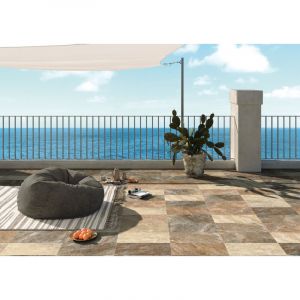 Stone By Stone - Gr&egrave;s c&eacute;rame - stone lab - Quarzite Multicolor - 30x60 - Antid&eacute;rapant - (1,44 m&sup2;)