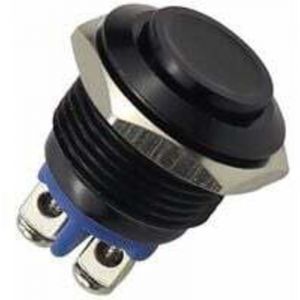 Interrupteur &agrave; Bouton-Poussoir,Interrupteur Rond &agrave; Bouton-Poussoir Momentan&eacute;,Interrupteur &agrave; Bouton-Poussoir,Convient pour Haut-Parleurs,Alimentations