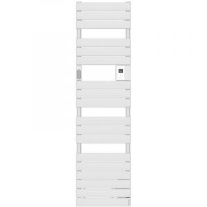 Atlantic - S&egrave;che serviettes &eacute;lectrique connect&eacute; avec soufflerie 1750W ad&eacute;lis &eacute;troit digital blanc carat 861936