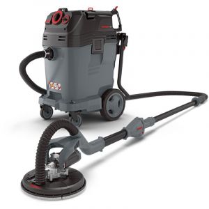 Ponceuse Girafe lhs 225 vario & Aspirateur de Sécurité (Aspirateur Eau et Poussière) vcl 550 pro, avec Kit d'Abrasifs - Menzer