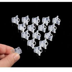 100 Clips de greffage sp&eacute;ciaux pour Plantes Clips de greffage pour semis de Tomate Seedling Greffage Clip d'aubergines Clips pour orchid&eacute;es Pinces de